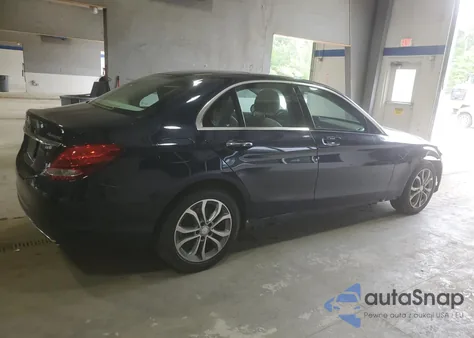 2017 Mercedes-Benz C 300 4Matic из США, поврежденный, VIN WDDWF4KB1HR279941